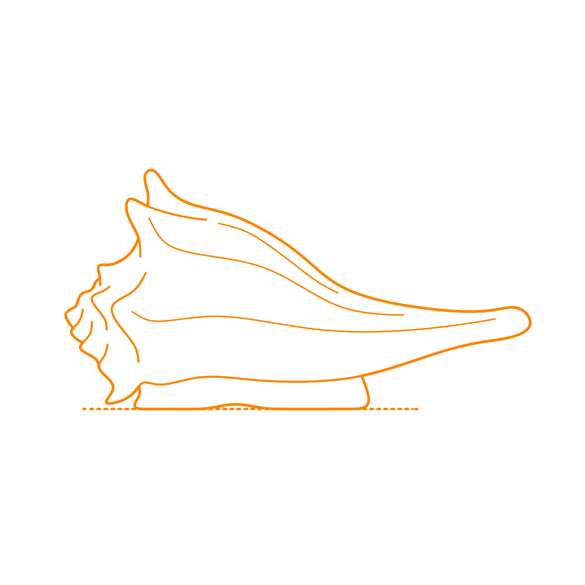 Animals Gastropods Lightning Whelk Sketch Style Svg Vector Free Vectors
